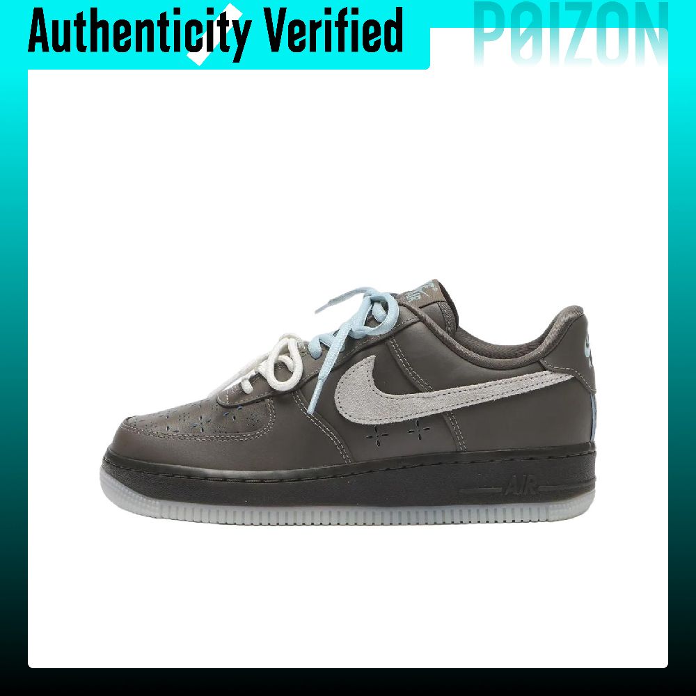 Nike Shoes Air Force 1 - ナイキ エアフォース1 通気性のあるローカット スケートボードシューズ レディース グレー