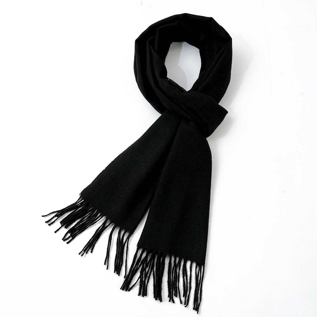 Muffler Men Wool - メンズ無地イミテーションカシミヤスカーフ 暖かく柔らかなロングショール 冬のファッショナブルなメンズスカーフ